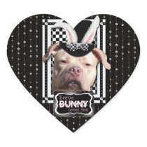 Easter - Some Bunny Loves You - Pitbull Heart Sticker