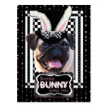 Easter - Some Bunny Loves You - Pug Postcard