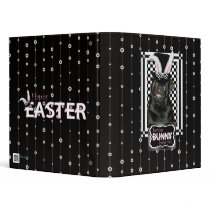 Easter - Some Bunny Loves You - Pug Ruffy Vinyl Binders