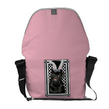 Easter - Some Bunny Loves You - Pug Ruffy Messenger Bag