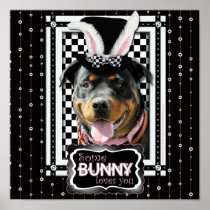 Easter - Some Bunny Loves You - Rottweiler Print