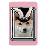 Easter - Some Bunny Loves You - Shiba Inu Flexible Magnets