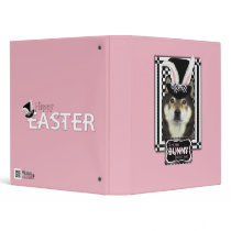 Easter - Some Bunny Loves You - Shiba Inu Yasha Vinyl Binders