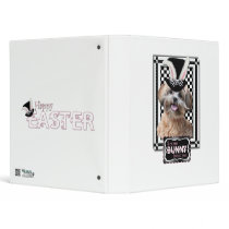 Easter - Some Bunny Loves You - ShihPoo 3 Ring Binder