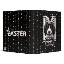 Easter - Some Bunny Loves You - Springer Spaniel Vinyl Binders