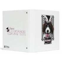 Easter - Some Bunny Loves You - Springer Spaniel Vinyl Binders