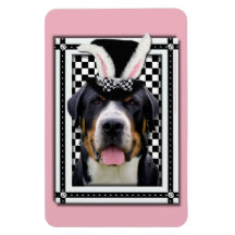 Easter - Some Bunny Loves You - Swissie Rectangular Magnet