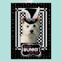 Easter - Some Bunny Loves You - Westie cards