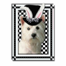 Easter - Some Bunny Loves You - Westie Cut Outs