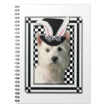 Easter - Some Bunny Loves You - Westie Note Book