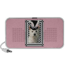 Easter - Some Bunny Loves You - Westie Travelling Speaker