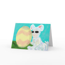 Easter/Spring Holiday Alien Card
