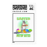 Easter Squirrel Postage Stamp