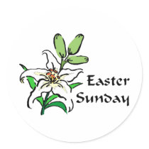 Easter Sunday stickers by funnyholidaytshirts Easter Sunday stickers