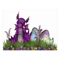 Easter Surprise Baby Dragon postcards