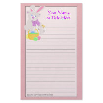 Easter Teddy Bear Stationery