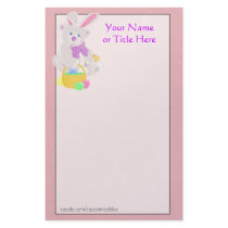 Easter Teddy Bear Stationery