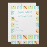Easter Trio Invitation invitations