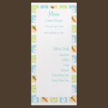 Easter Trio Menu Card rack cards