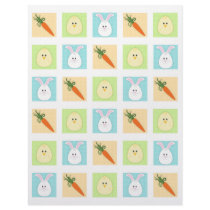 Easter Trio Scrapbook Page Customized Letterhead