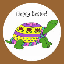 Easter turtle stickers