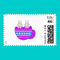 Easter Twins Graphic postage