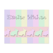 Easter Wishes Postcard by MissMissyLue Easter Wishes Postcard