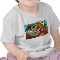 Easter with bunny chocolate eggs, strawberries t-shirts by moonlake Easter with bunny chocolate eggs, strawberries t-shirts