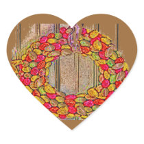 EASTER WREATH STICKERS