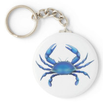 Eastern Blue Crab Keychain