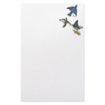 Eastern Bluebird, John Audubon Stationery Design