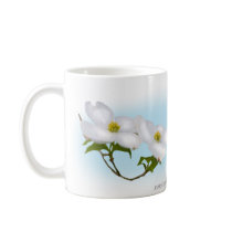 Eastern Bluebird with dogwood and redbud Mug
