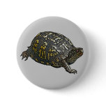 Eastern Box Turtle Coordinating Items Pinback Button
