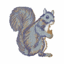 Eastern Gray Squirrel embroidered shirts