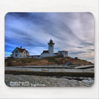 Eastern Point Lighthouse , MA.-Mousepad mousepad