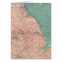 Eastern ports of Great Britian Greeting Card