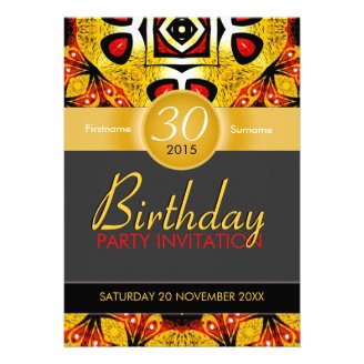  Stylish Teal & Gold Dinner Party Invitations 