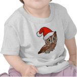 Eastern Screech Owl Santa Infant T-Shirt