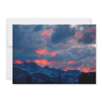 Eastern Sierras, California, U.S.A. Personalized Invitation