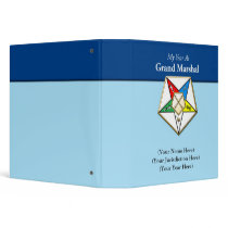 Eastern Star Grand Marshal Binder - Memory Book by ArizonaStar Eastern Star Grand Marshal Binder - Memory Book