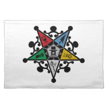 Eastern Star placemat