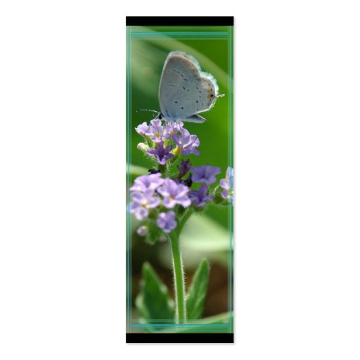 Eastern Tailed Blue Butterfly Bookmark Business Card (front side)