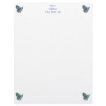 Eastern-Tailed Blue Butterfly Personalized Letterhead