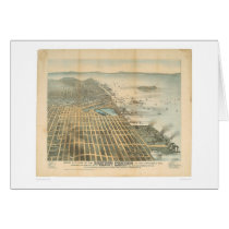 Eastern View of San Francisco, CA. (1529A) Cards