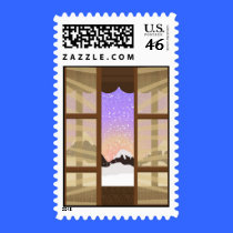 Eastern View of Winter Stamp