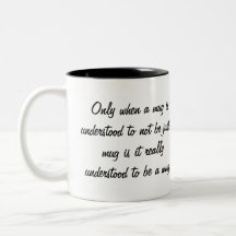 Eastern wisdom mug