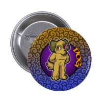 Eastern Zodiac - Dog Button buttons