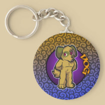 Eastern Zodiac - Dog Keychain keychains