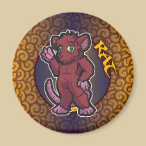 Eastern Zodiac - Rat Magnet magnets