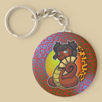 Eastern Zodiac - Snake Keychain keychains